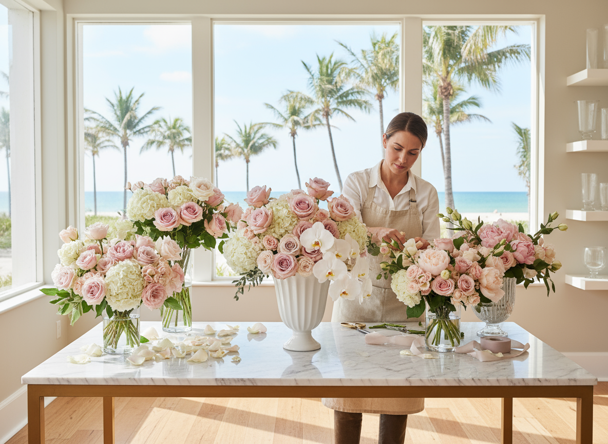 Orchid White Arrangements: Key West's Elegant Floral Choice